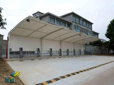 膜結(jié)構(gòu)充電樁車棚-膜結(jié)構(gòu)充電樁車棚安裝注意事項(xiàng)