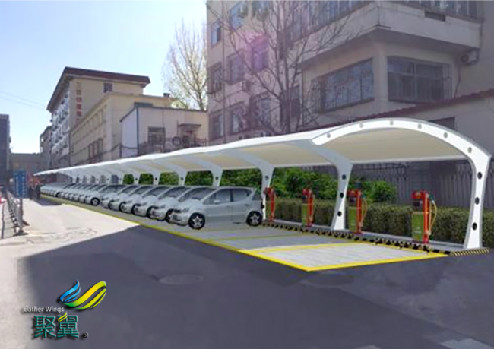 膜結(jié)構(gòu)車棚設(shè)計(jì)多樣化|膜結(jié)構(gòu)車棚建筑特點(diǎn)