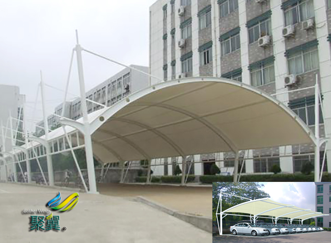 膜結(jié)構(gòu)車棚圍護(hù)結(jié)構(gòu)體系|結(jié)構(gòu)體系選擇