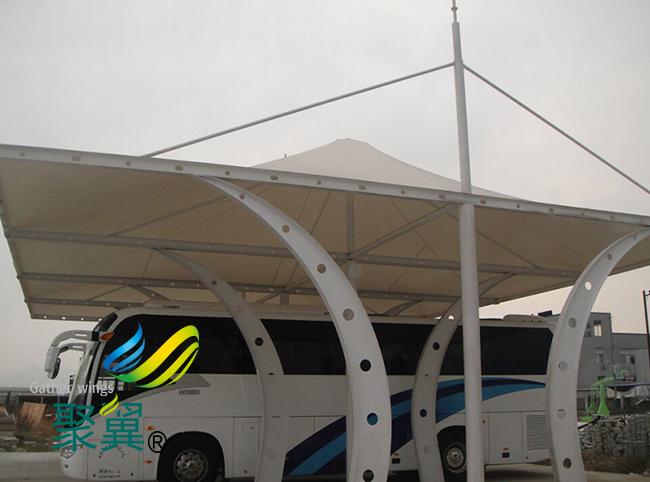  膜結(jié)構(gòu)車棚鋼結(jié)構(gòu)自行車棚|膜結(jié)構(gòu)車棚防紫外線