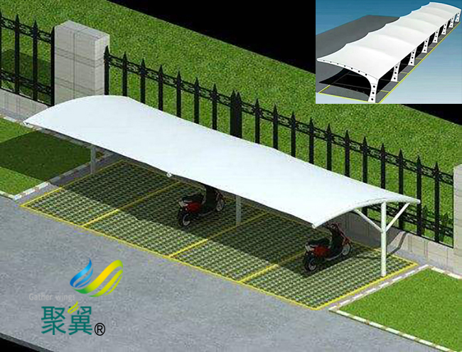膜結(jié)構(gòu)車棚建筑應用領(lǐng)域|膜結(jié)構(gòu)車棚建筑優(yōu)勢 