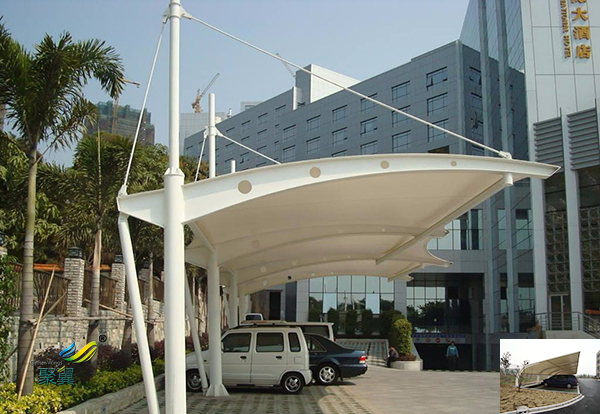 山東膜結(jié)構(gòu)定制停汽車(chē)充電樁車(chē)棚景觀工程報(bào)價(jià)公司