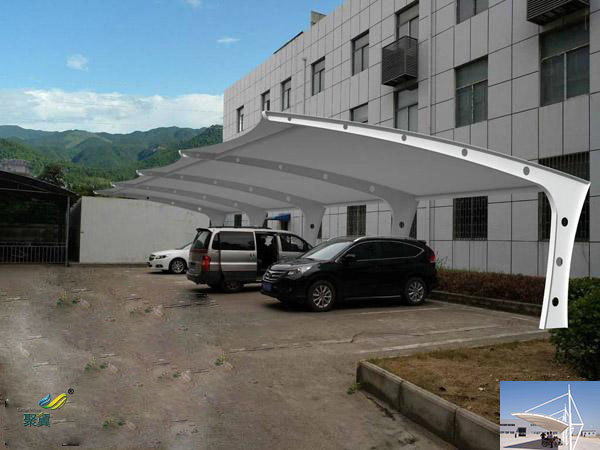浙江膜結(jié)構(gòu)汽車(chē)充電樁停車(chē)棚景觀安裝施工方案設(shè)計(jì)效果圖