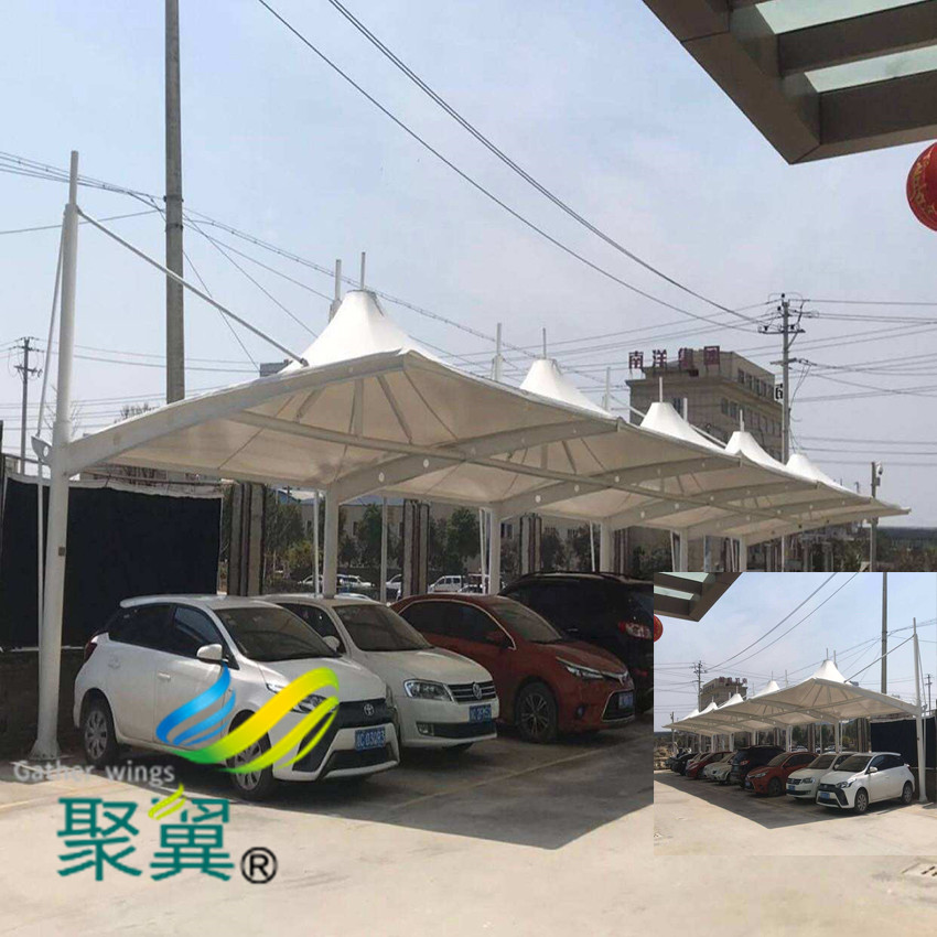 汽車棚在修建注意事項|膜結(jié)構(gòu)汽車停車棚安全穩(wěn)固