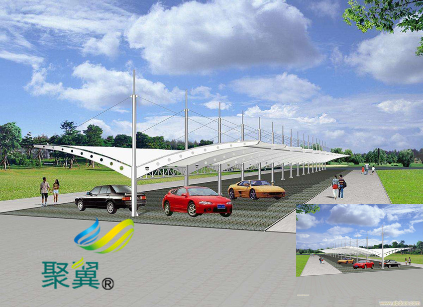 膜結(jié)構(gòu)停車(chē)棚優(yōu)點(diǎn)|車(chē)棚顏色可挑選